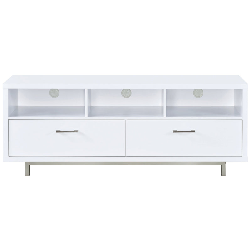 Casey 2-drawer Engineered Wood 60-inch TV Stand Cappuccino