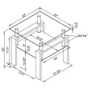 Dyer Rectangular Coffee and End Table Set