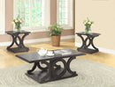 Shelly Coffee and End Table Set Cappuccino