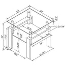 Dyer Rectangular Coffee and End Table Set