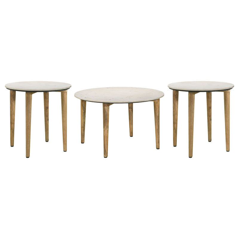 Aldis  Coffee and End Table Set White