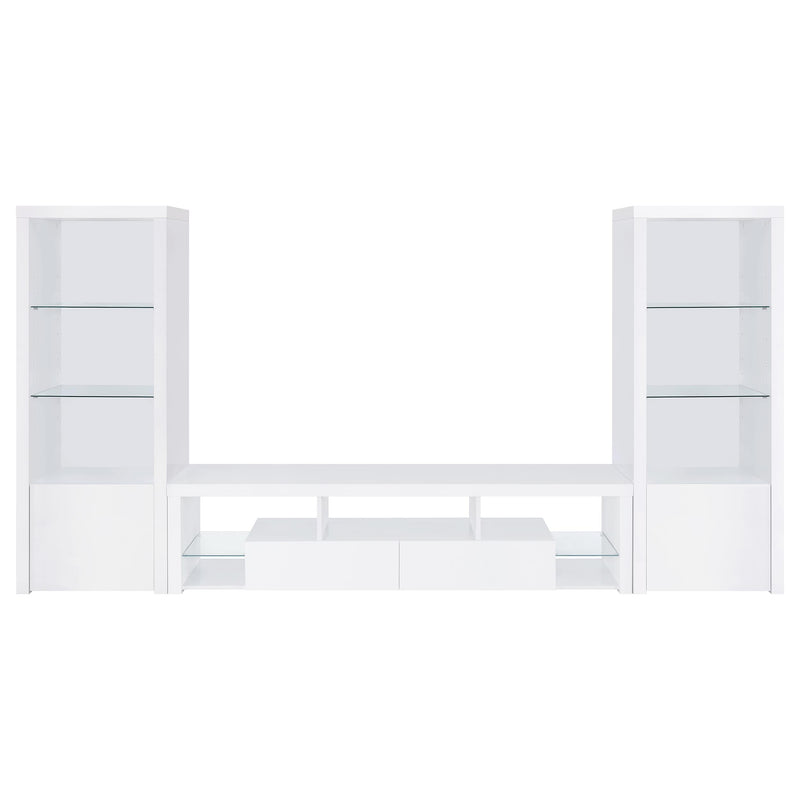 Jude  71-inch TV Entertainment Center White High Gloss