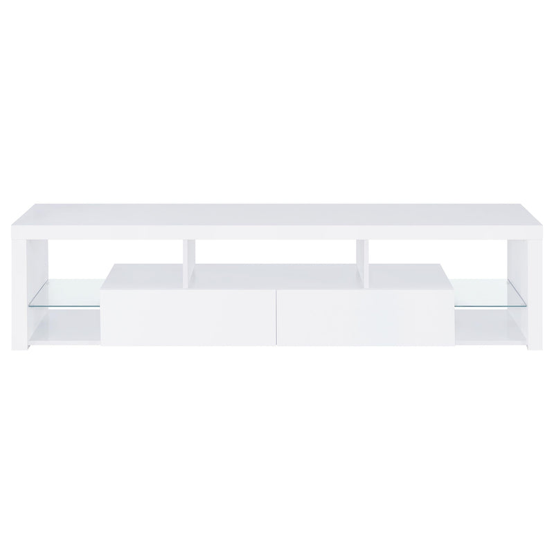 Jude  71-inch TV Entertainment Center White High Gloss