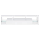 Jude 2-drawer Engineered Wood 71-inch TV Stand High Gloss White