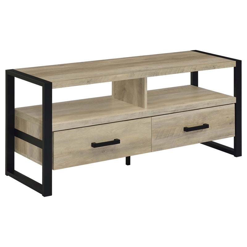 James 2-drawer Engineered Wood 48-inch TV Stand Dark Pine