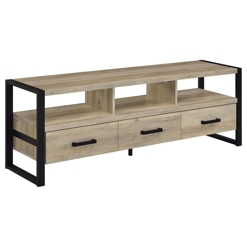 James 2-drawer Engineered Wood 48-inch TV Stand Dark Pine