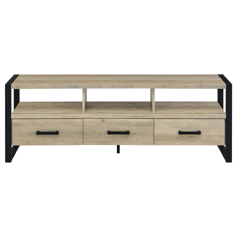 James 2-drawer Engineered Wood 48-inch TV Stand Dark Pine