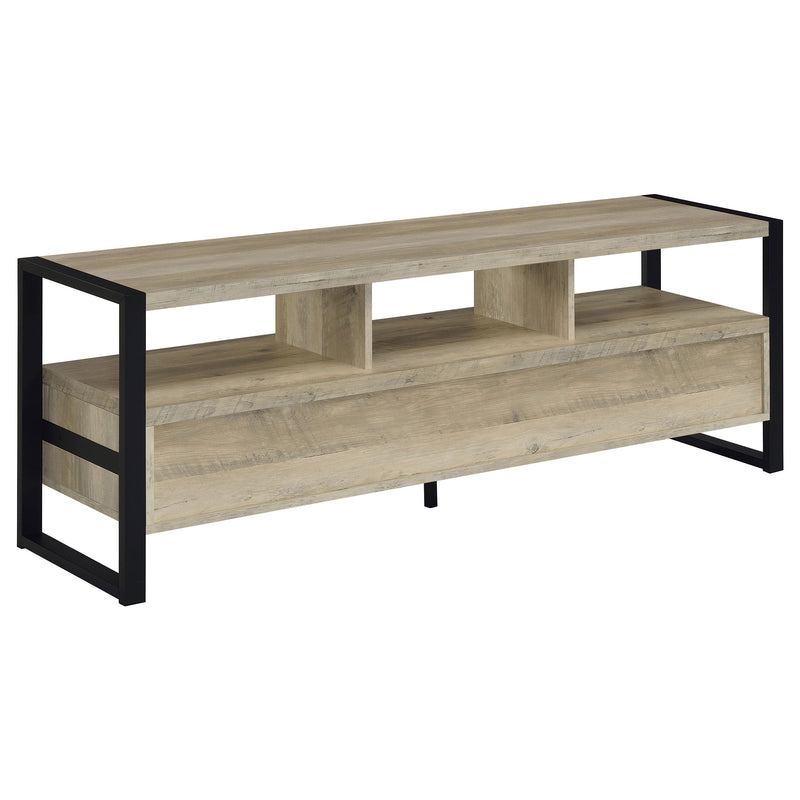 James 2-drawer Engineered Wood 48-inch TV Stand Dark Pine
