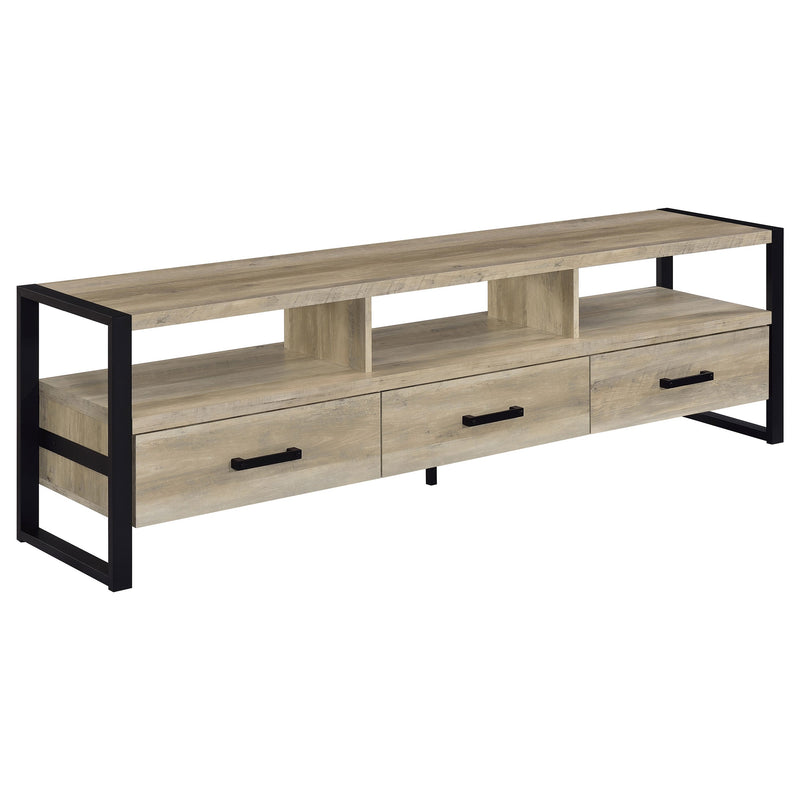 James 2-drawer Engineered Wood 48-inch TV Stand Dark Pine