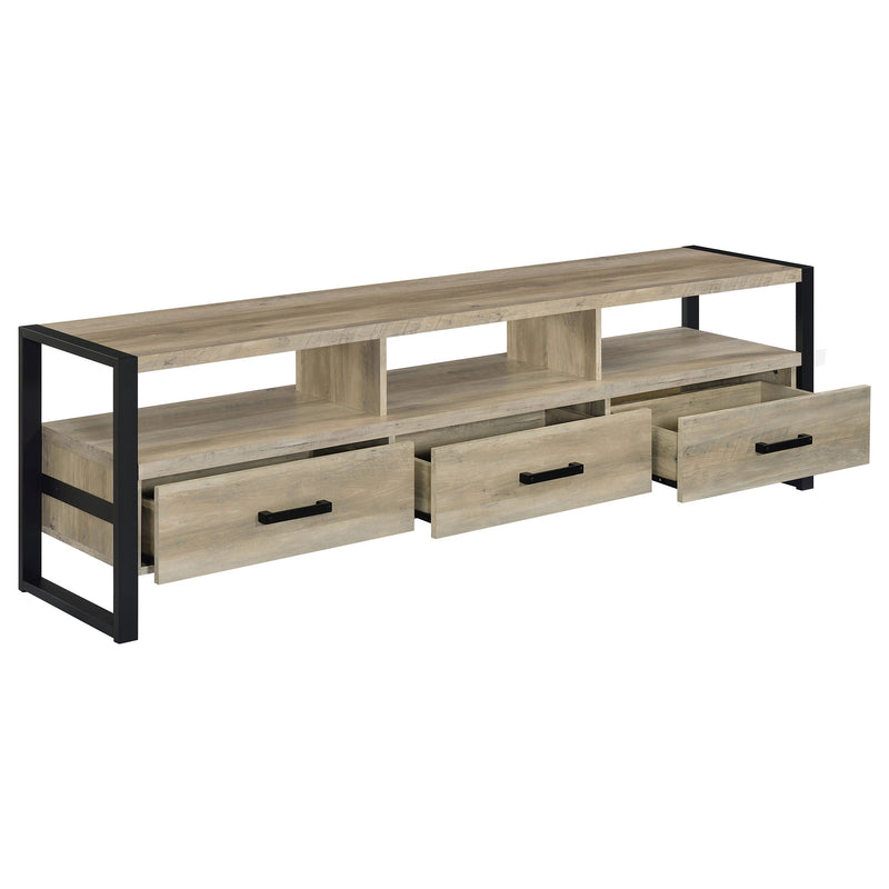 James 2-drawer Engineered Wood 48-inch TV Stand Dark Pine