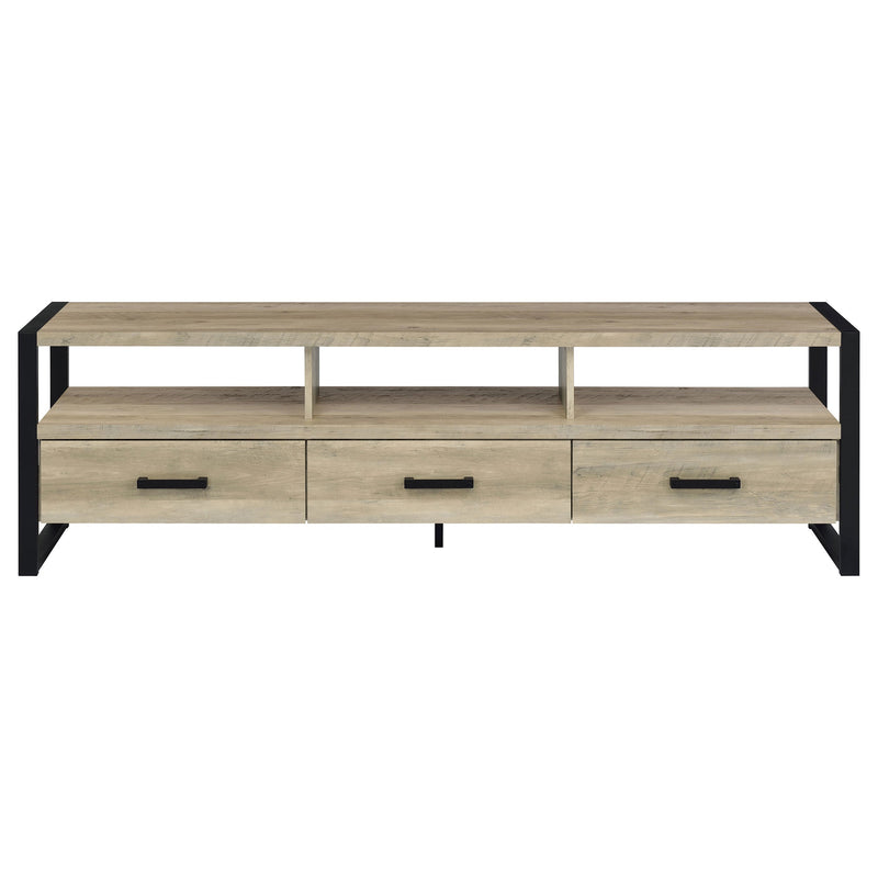 James 2-drawer Engineered Wood 48-inch TV Stand Dark Pine