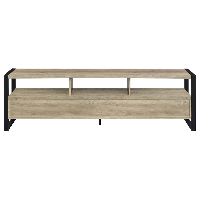 James 2-drawer Engineered Wood 48-inch TV Stand Dark Pine
