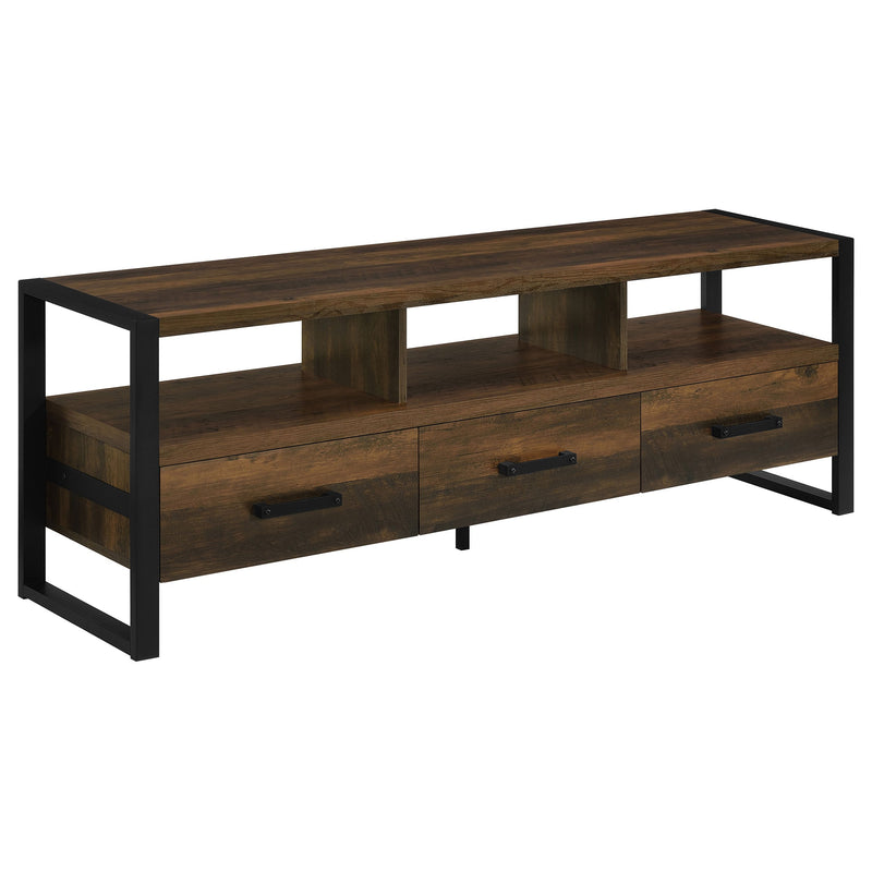 James 2-drawer Engineered Wood 48-inch TV Stand Dark Pine
