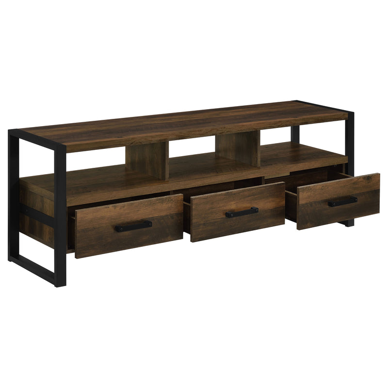 James 2-drawer Engineered Wood 48-inch TV Stand Dark Pine