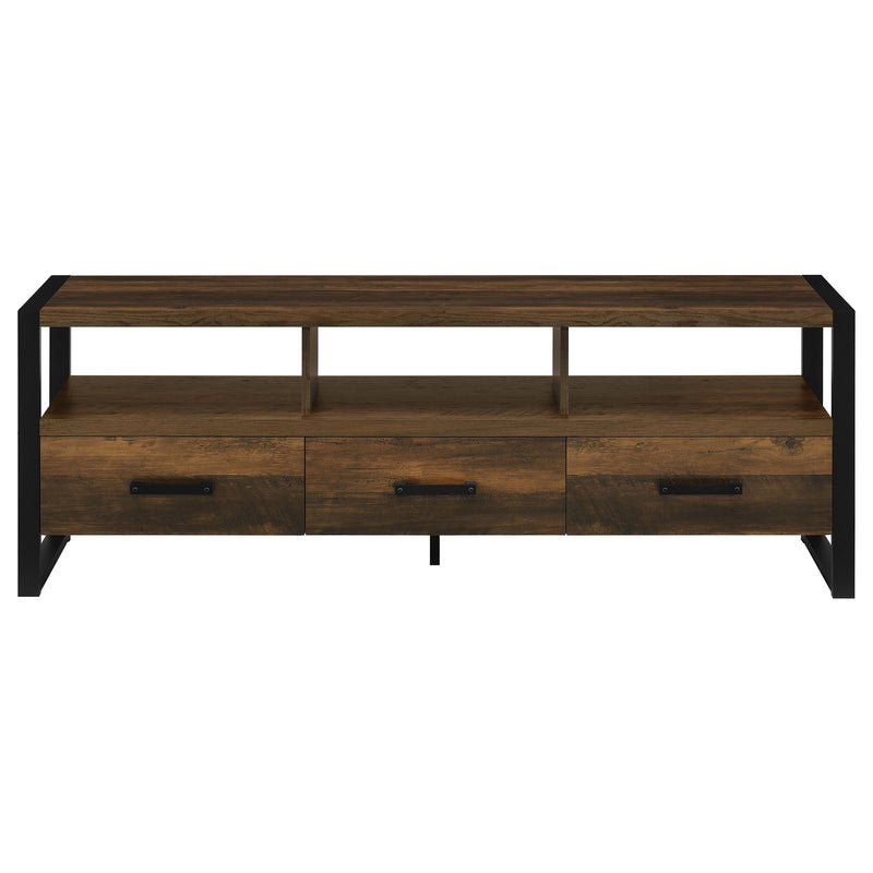 James 2-drawer Engineered Wood 48-inch TV Stand Dark Pine
