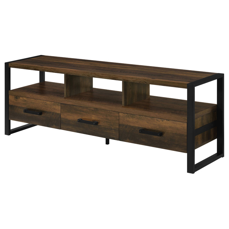 James 2-drawer Engineered Wood 48-inch TV Stand Dark Pine