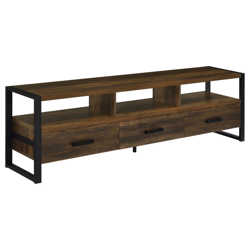 James 2-drawer Engineered Wood 48-inch TV Stand Dark Pine