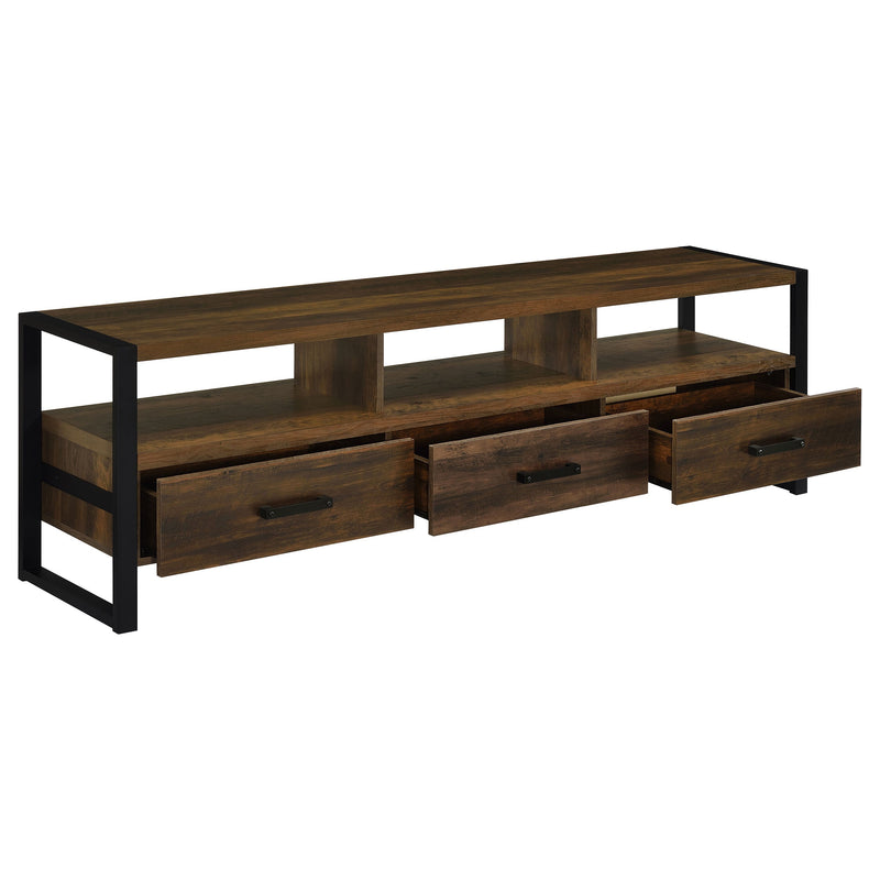 James 2-drawer Engineered Wood 48-inch TV Stand Dark Pine