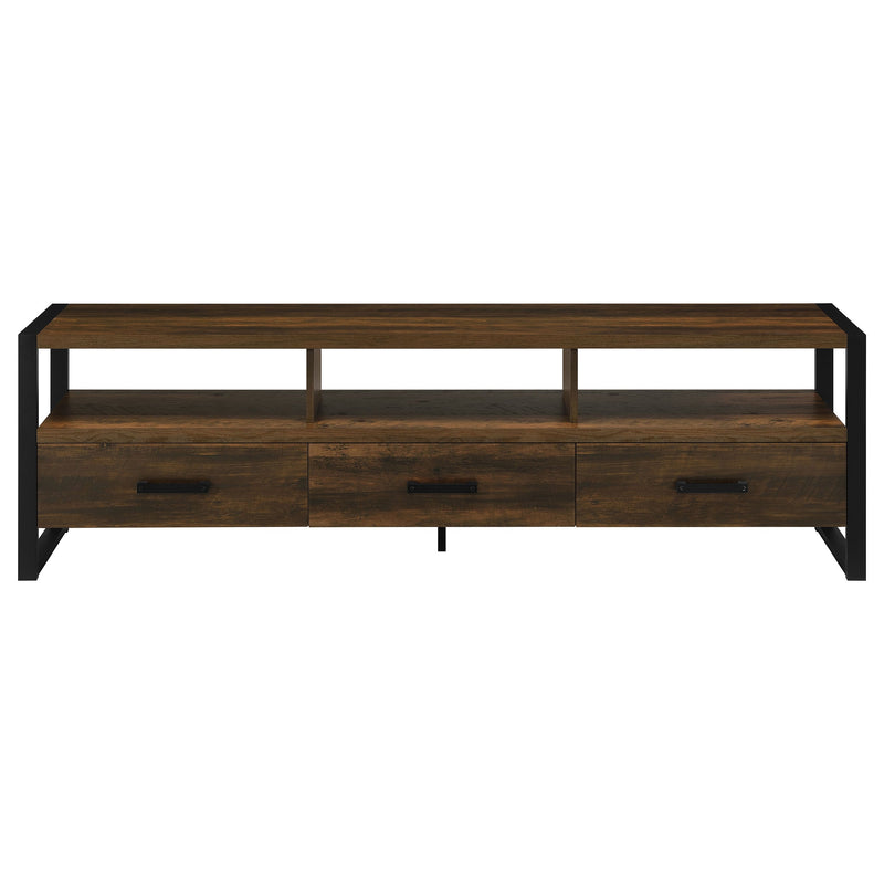James 2-drawer Engineered Wood 48-inch TV Stand Dark Pine
