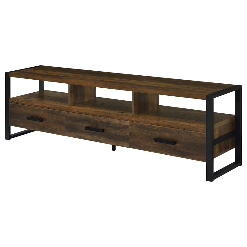 James 2-drawer Engineered Wood 48-inch TV Stand Dark Pine