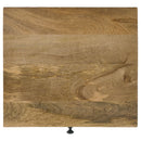 Stephie  Square Coffee and End Table Set Honey Brown