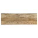 Benton Rectangular Solid Wood Sofa Console Table Natural