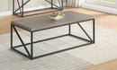 Birdie Rectangular Engineered Wood Coffee Table Sonoma Grey