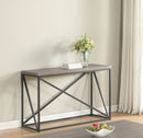 Birdie Rectangular Entryway Console Table Sonoma Grey