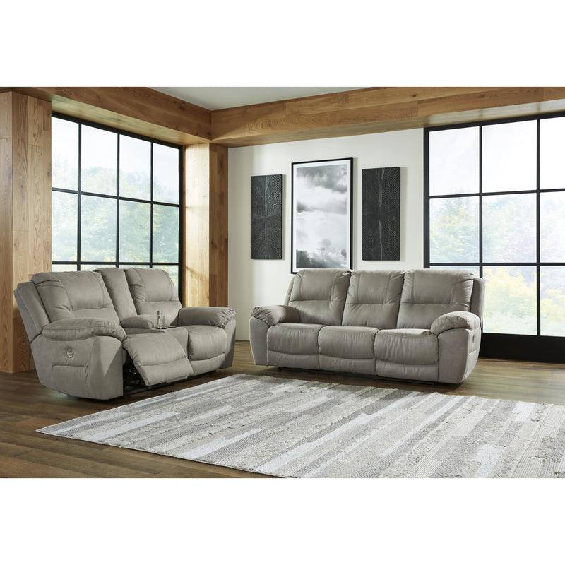 Signature Design by Ashley Next-Gen Gaucho Power Reclining Leather Look Sofa 5420387 IMAGE 8