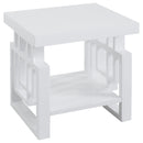 Schmitt  Coffee and End Table Set White High Gloss