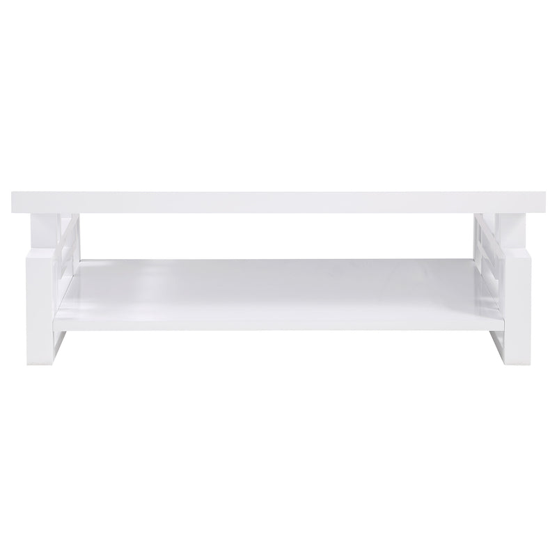 Schmitt  Coffee and End Table Set White High Gloss