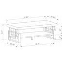 Schmitt  Coffee and End Table Set White High Gloss