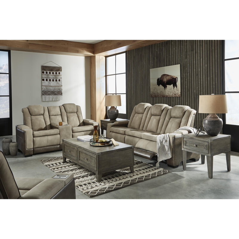 Signature Design by Ashley Next-Gen DuraPella Power Reclining Leather Look Loveseat with Console 2200318 IMAGE 16