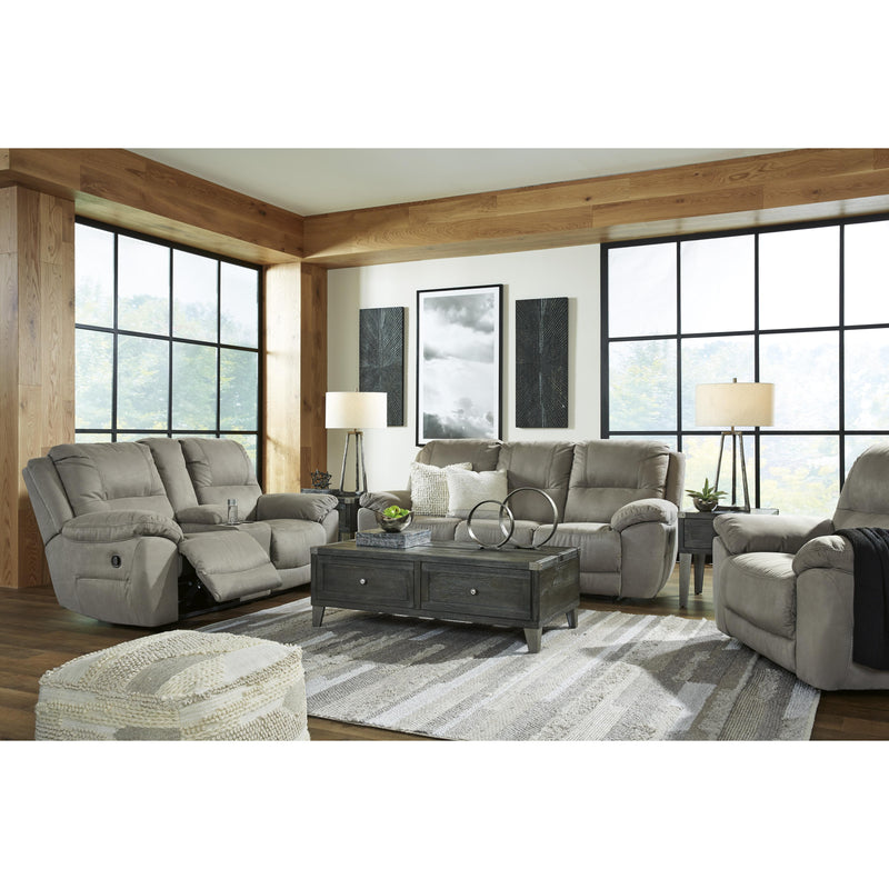 Signature Design by Ashley Next-Gen Gaucho Reclining Leather Look Loveseat with Console 5420394 IMAGE 11