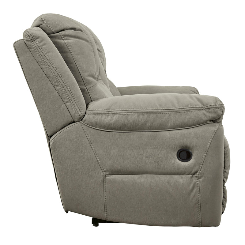 Signature Design by Ashley Next-Gen Gaucho Reclining Leather Look Loveseat with Console 5420394 IMAGE 4