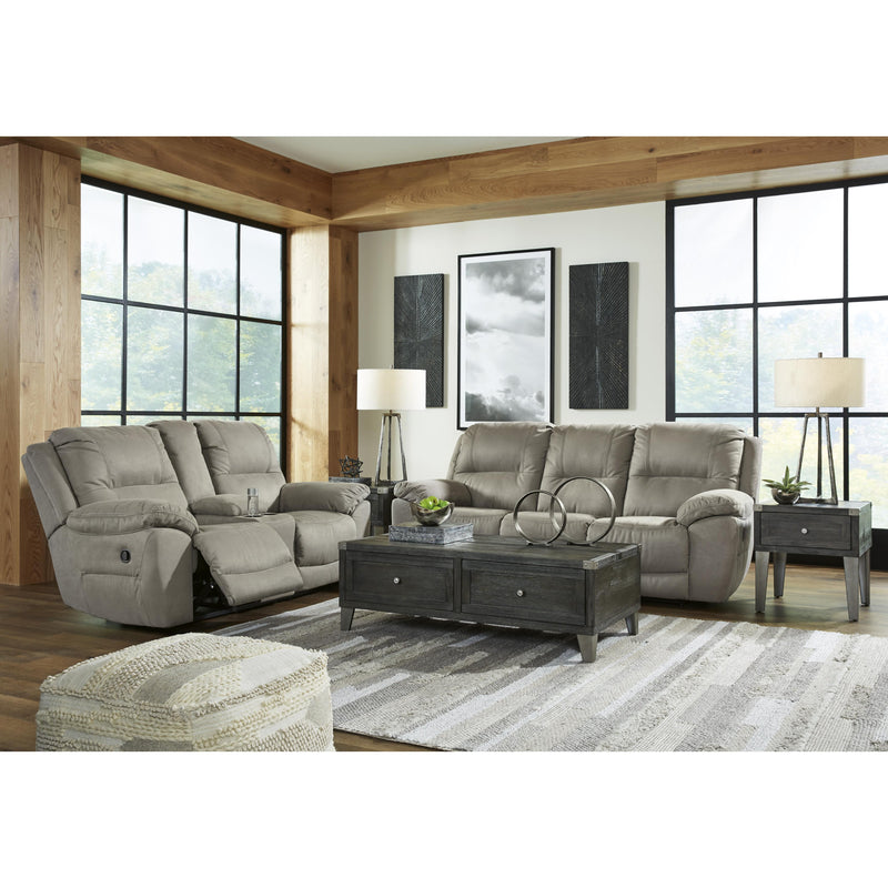 Signature Design by Ashley Next-Gen Gaucho Reclining Leather Look Loveseat with Console 5420394 IMAGE 8