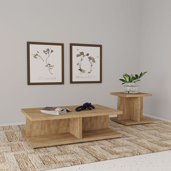 Cortona  Coffee and End Table Set Mango
