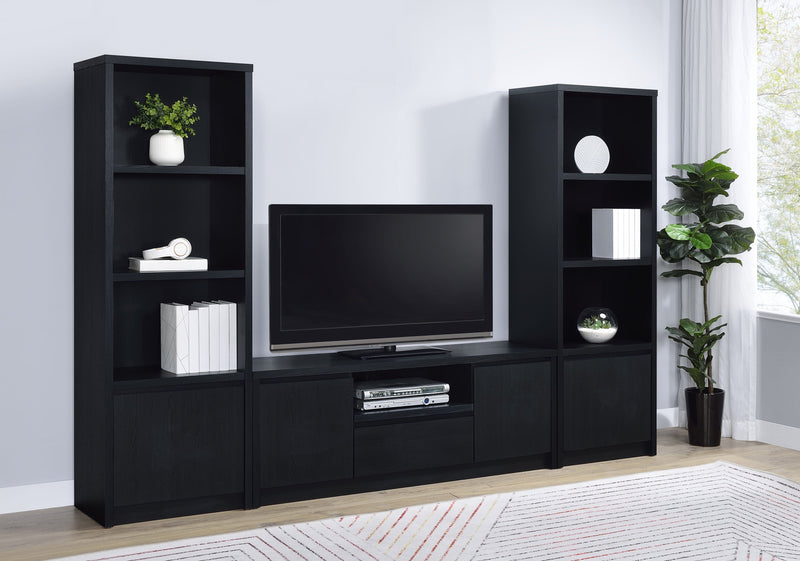 Winfield  Entertainment Center 60-inch TV Stand Black