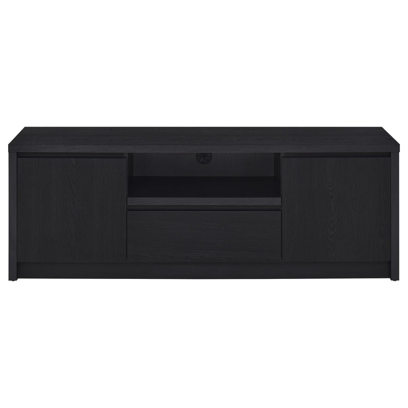 Winfield  Entertainment Center 60-inch TV Stand Black