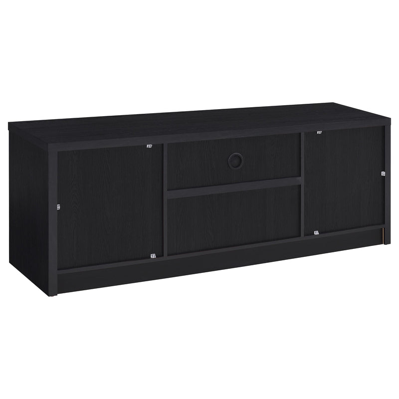Winfield  Entertainment Center 60-inch TV Stand Black