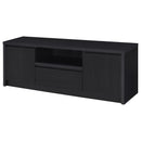 Winfield 2-door TV Stand Media Console Black
