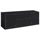 Winfield 2-door TV Stand Media Console Black
