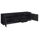 Winfield  Entertainment Center 78-inch TV Stand Black