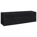 Winfield  Entertainment Center 78-inch TV Stand Black