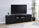 Winfield 2-door TV Stand Media Console Black