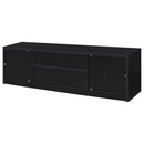 Winfield 2-door TV Stand Media Console Black
