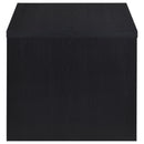 Knapp Engineered Wood Square Side End Table Black