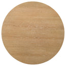 Ottowa 36-inch Round Wood Cocktail Coffee Table Light Oak