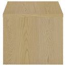 Canoga Engineered Wood Accent Side End Table Light Oak