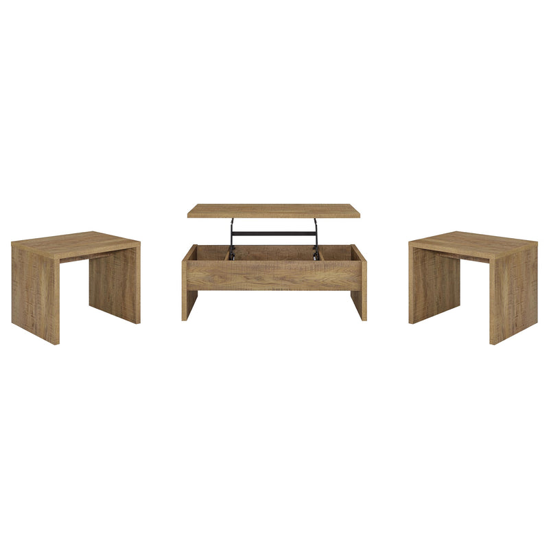 Canoga Lift Top Cocktail Coffee Table Set Mango